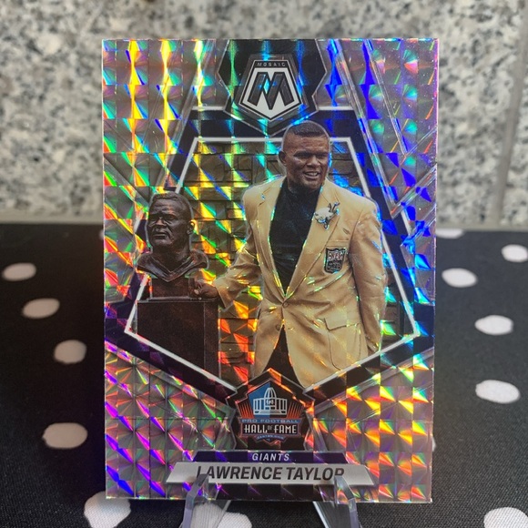 Lawrence Taylor & Herman Moore Panini Prizm Lions Giants HOF All Stars!! - Picture 4 of 6